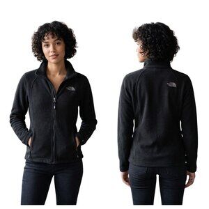 The North Face Womens Full-Zip Fleece Jacket Size M Outdoors Stand Collar